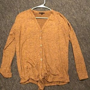 Mustard yellow shirt from Pulse Boutique